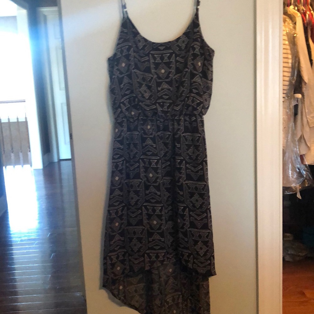 High low dress with Aztec pattern!